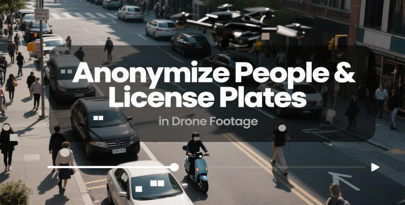 blur faces and license plate using ai