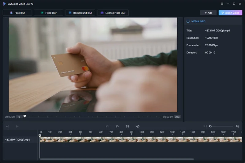 AVCLabs Video Blur AI  is one of the best free video editing software for beginners