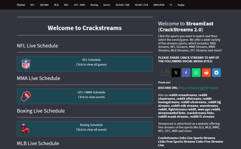 crackstream free site to watch sports online