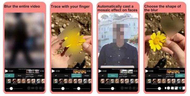 blur face in video with Video Mosaic App