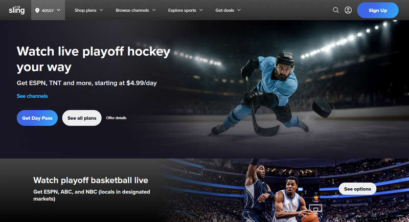 methstreams alternative sling tv sports streaming site