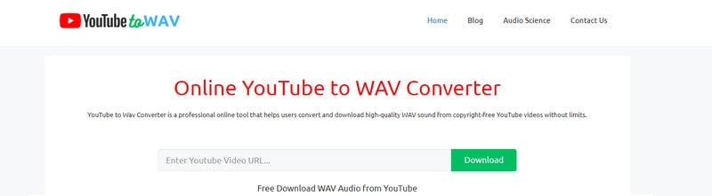 Convert YouTube Videos to WAV by YouTubetoWAV.com