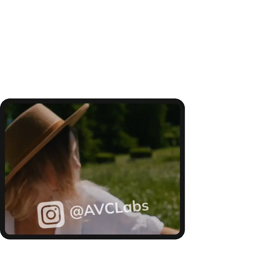 remove instagram watermark online using avclabs