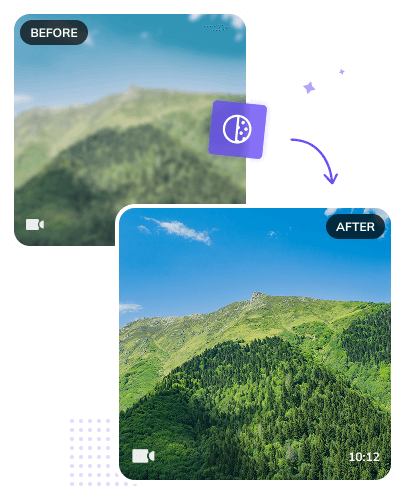 fix blurry video online free